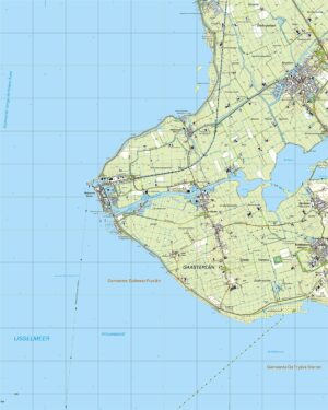 Topografische Kaart 15B Stavoren digitaal