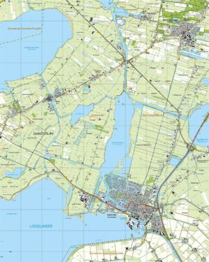 Topografische Kaart 15F Lemmer digitaal