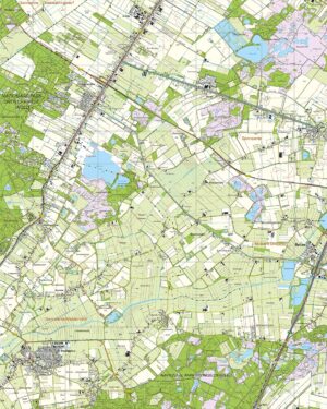 Topografische Kaart 17A Dwingeloo digitaal