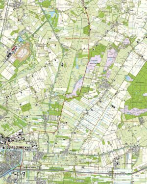 Topografische Kaart 17D Nieuw-Balinge digitaal