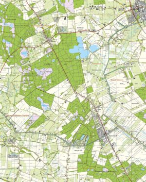 Topografische Kaart 17E Schoonoord digitaal