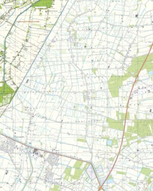 Topografische Kaart 18B Wessingtange digitaal