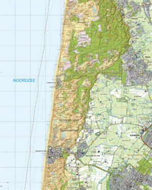 Topografische Kaart 19A Bergen digitaal