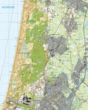 Topografische Kaart 19C Castricum digitaal