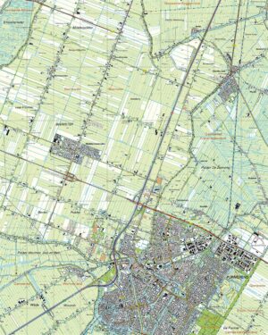 Topografische Kaart 19G Purmerend digitaal