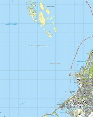 Topografische Kaart 20D Lelystad West digitaal
