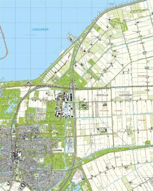 Topografische Kaart 20G Lelystad Oost digitaal