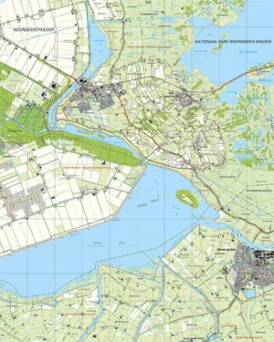 Topografische Kaart 21B Vollenhove digitaal