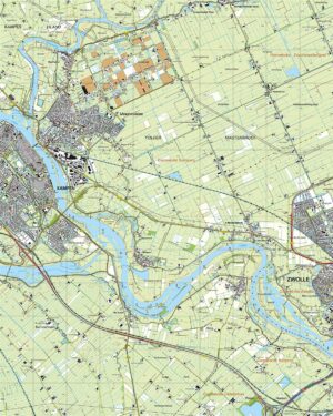 Topografische Kaart 21D Kampen digitaal