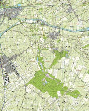 Topografische Kaart 21F De Wijk digitaal