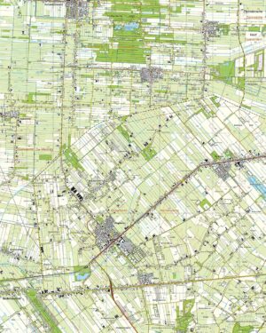 Topografische Kaart 22B Slagharen digitaal