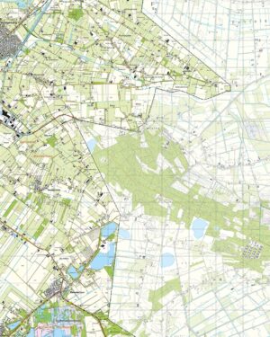 Topografische Kaart 22G Kloosterhaar digitaal