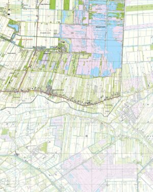 Topografische Kaart 23A Weiteveen digitaal