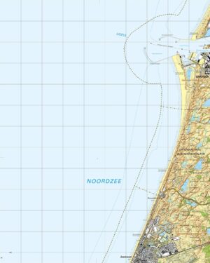 Topografische Kaart 24F Zandvoort digitaal