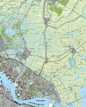 Topografische Kaart 25E Landsmeer digitaal