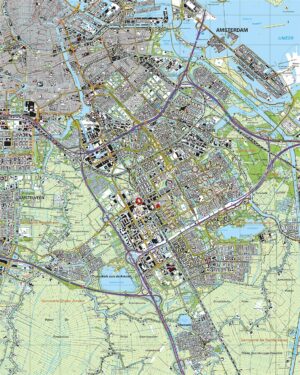 Topografische Kaart 25G Amsterdam digitaal