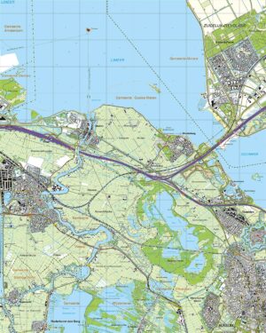 Topografische Kaart 25H Bussum digitaal