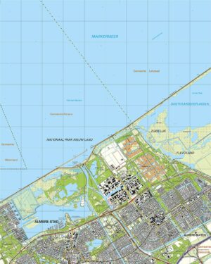 Topografische Kaart 26A Almere-Buiten digitaal