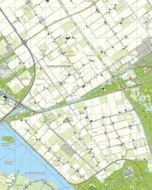 Topografische Kaart 26D Flevoland-Zuid digitaal