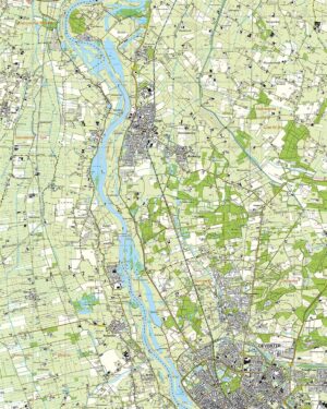 Topografische Kaart 27G Olst digitaal