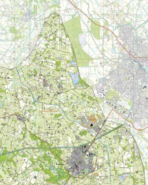 Topografische Kaart 29A Denekamp digitaal