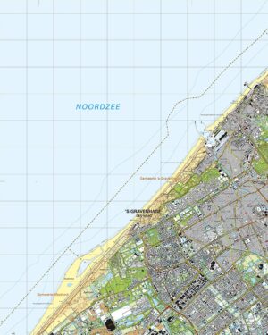 Topografische Kaart 30D Scheveningen digitaal