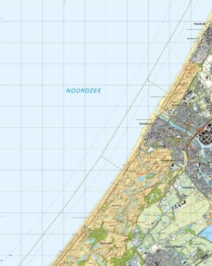 Topografische Kaart 30E Katwijk aan Zee digitaal