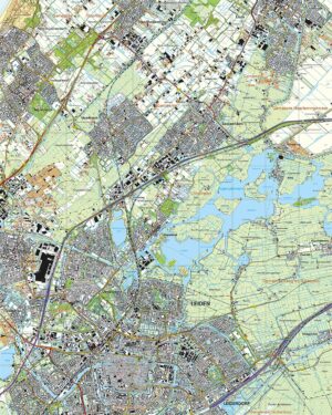 Topografische Kaart 30F Leiden digitaal