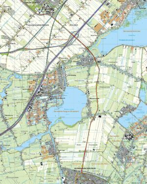 Topografische Kaart 31A Roelofarendsveen digitaal