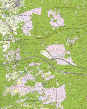 Topografische Kaart 33A Hoog Soeren digitaal