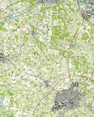Topografische Kaart 34E Haaksbergen digitaal