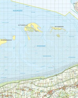Topografische kaart 03W Uithuizen digitaal