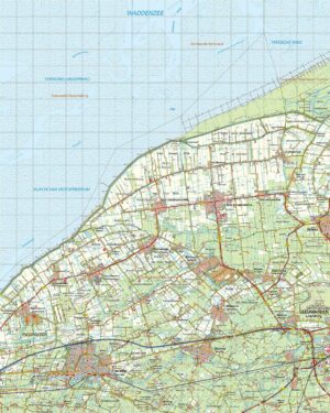 Topografische kaart 05O Franeker digitaal