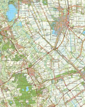 Topografische kaart 12O Veendam digitaal