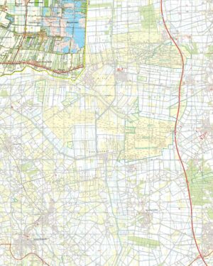 Topografische kaart 23W Schoonebeek digitaal