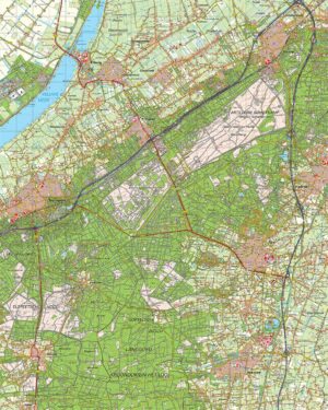 Topografische kaart 27W Heerde digitaal