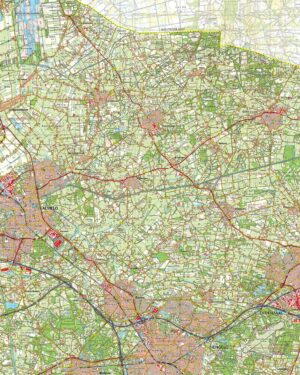 Topografische kaart 28O Almelo digitaal