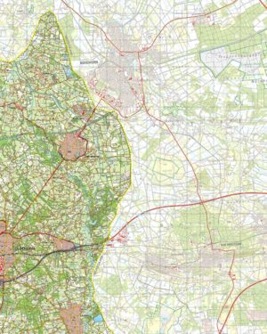 Topografische kaart 29W Denekamp digitaal