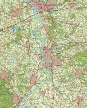 Topografische kaart 33O Zutphen digitaal