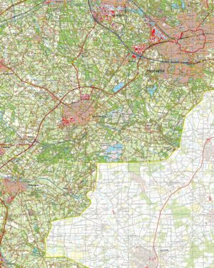 Topografische kaart 34O Enschede digitaal
