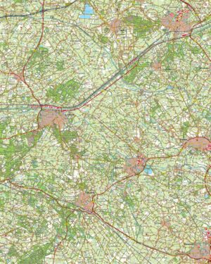 Topografische kaart 34W Lochem digitaal