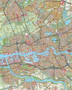 Topografische kaart 37O Rotterdam digitaal