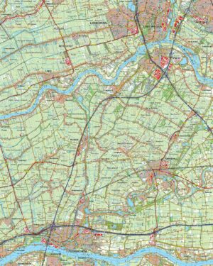 Topografische kaart 38O Gorinchem digitaal