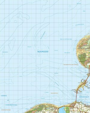 Topografische kaart 42W Oostkapelle digitaal