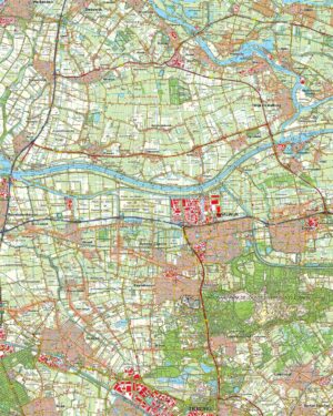 Topografische kaart 44O Waalwijk digitaal