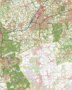 Topografische kaart 49O Roosendaal digitaal