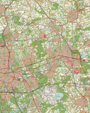 Topografische kaart 51O Eindhoven digitaal