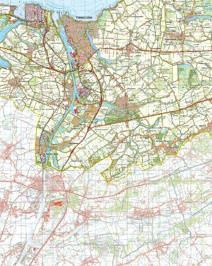 Topografische kaart 54O Terneuzen digitaal