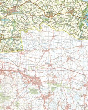 Topografische kaart 54W Oostburg digitaal