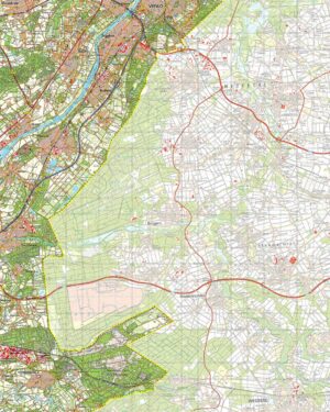 Topografische kaart 58O Tegelen digitaal